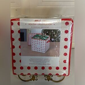 - Richards Holiday Ornament Storage Chest For 64 Piece - Green - Storage C…